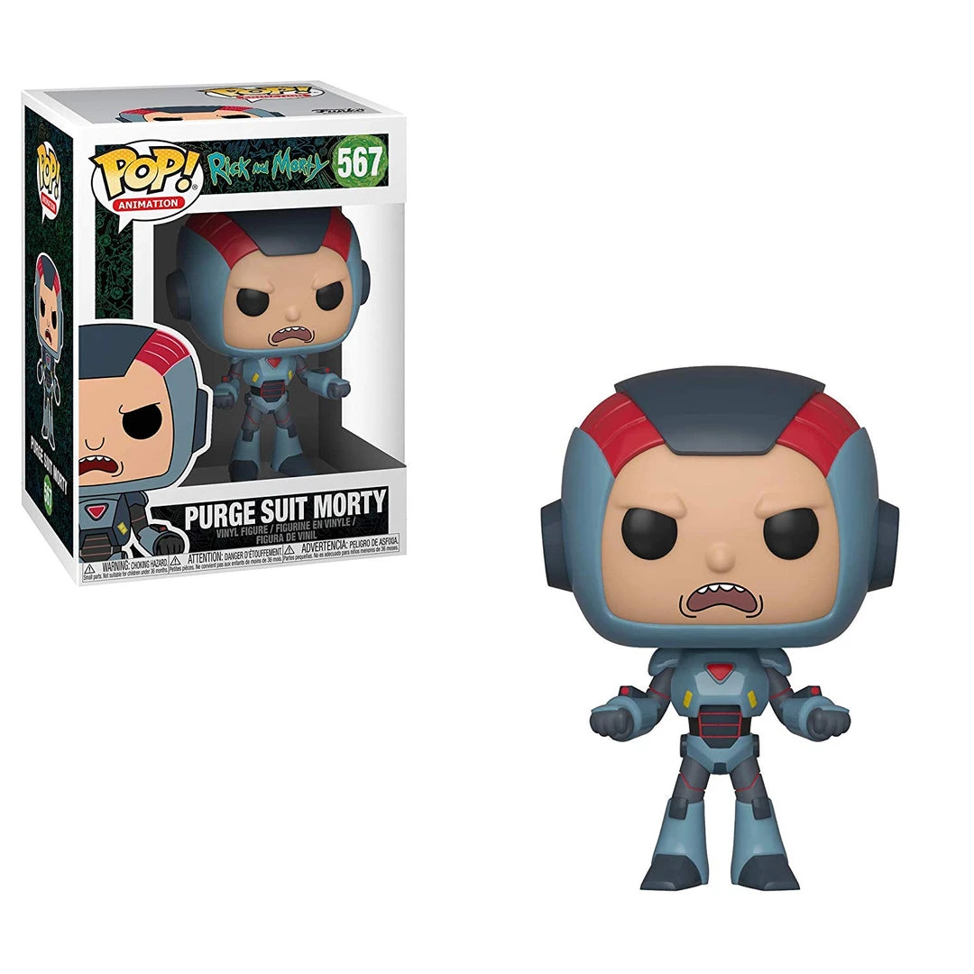 Funko Funko Pops! Pop Animation: Rick & Morty - Purge Suit Morty 3 Funko Funko Pops! Pop Animation: Rick & Morty - Purge Suit Morty