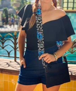 Buckle-Down Lilo & Stitch - Stitch Poses Mini Scrump Scattered Purse Strap