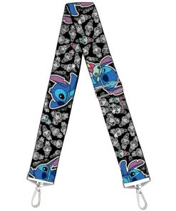Buckle-Down Lilo & Stitch - Stitch Poses Mini Scrump Scattered Purse Strap