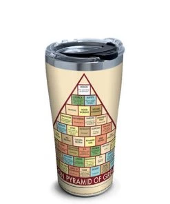 Tervis Parks And Recreation - Greatness Pyramid Stainless Steel With Hammer Lid Metal Tumbler Movies