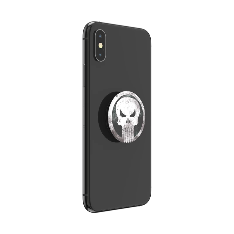 Pop Socket - Marvel Comics - Punisher Monochrome In Glossy Print 6 Pop Socket - Marvel Comics - Punisher Monochrome In Glossy Print