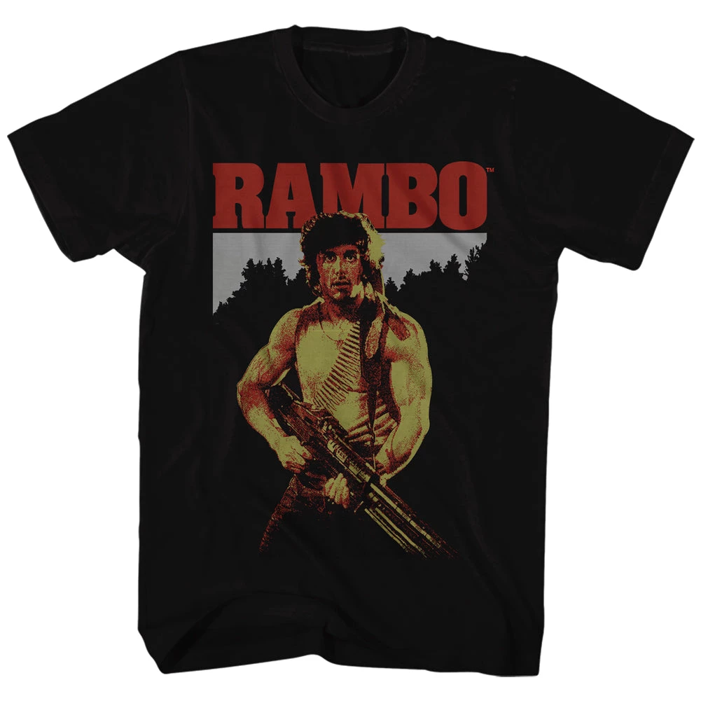 American Classics Rambo Movies Rambo Adult Short Sleeve T Shirt 3 American Classics Rambo Movies Rambo Adult Short Sleeve T Shirt