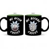 Silver Buffalo Rick & Morty Before & After Coffee 14oz Ceramic Mug Rick And Morty