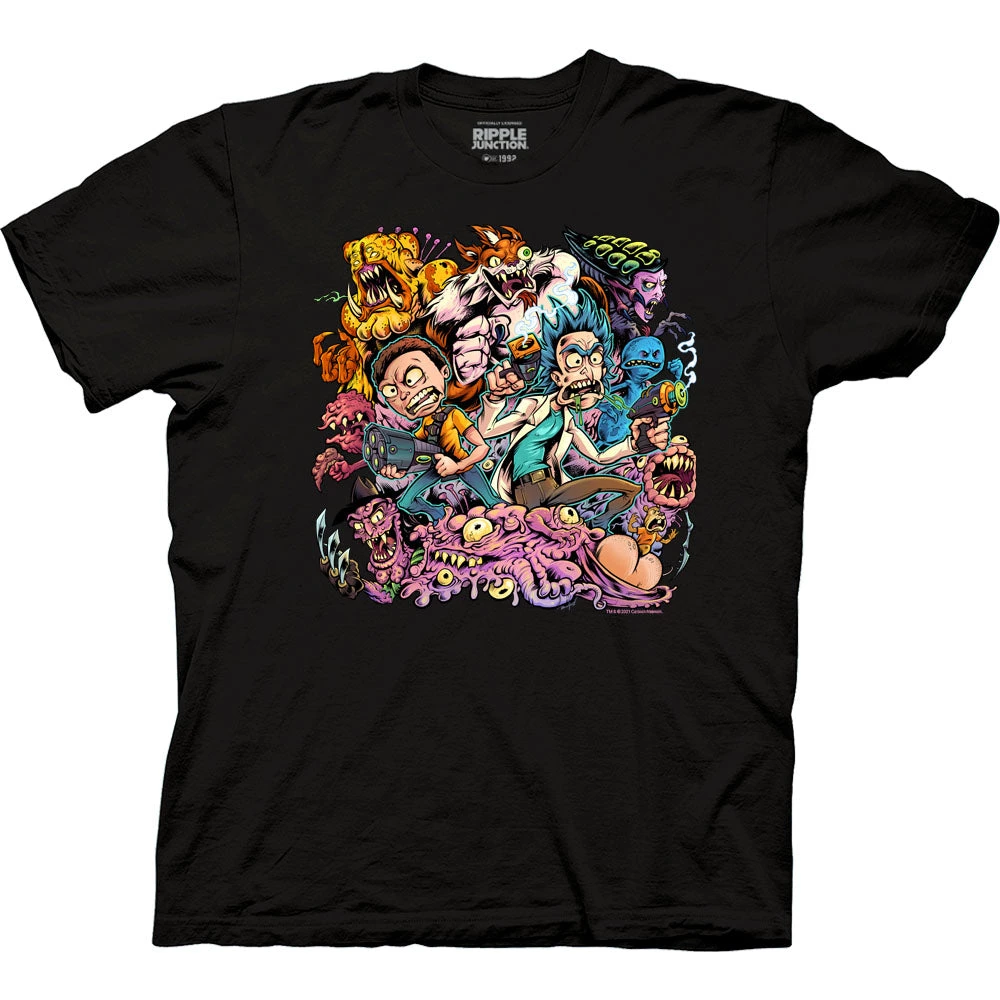 Ripple Junction Rick And Morty Brian Allen Illustration Adult Crew Neck T-Shirt 3 Ripple Junction Rick And Morty Brian Allen Illustration Adult Crew Neck T-Shirt