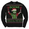 Ripple Junction Rick And Morty Boom Pickle Ugly Novelty Christmas Sweater