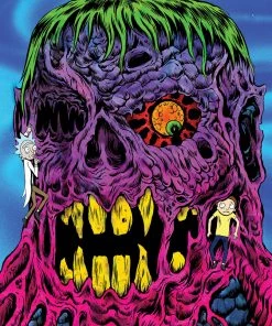 USAopoly Rick And Morty “Eye See You” Glow-in-the-Dark Puzzle