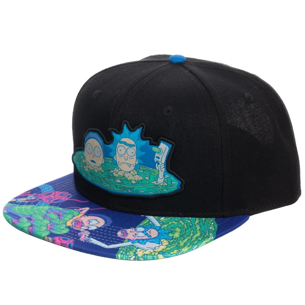 Bioworld Rick & Morty Sublimated Bill Snapback 5 Bioworld Rick & Morty Sublimated Bill Snapback