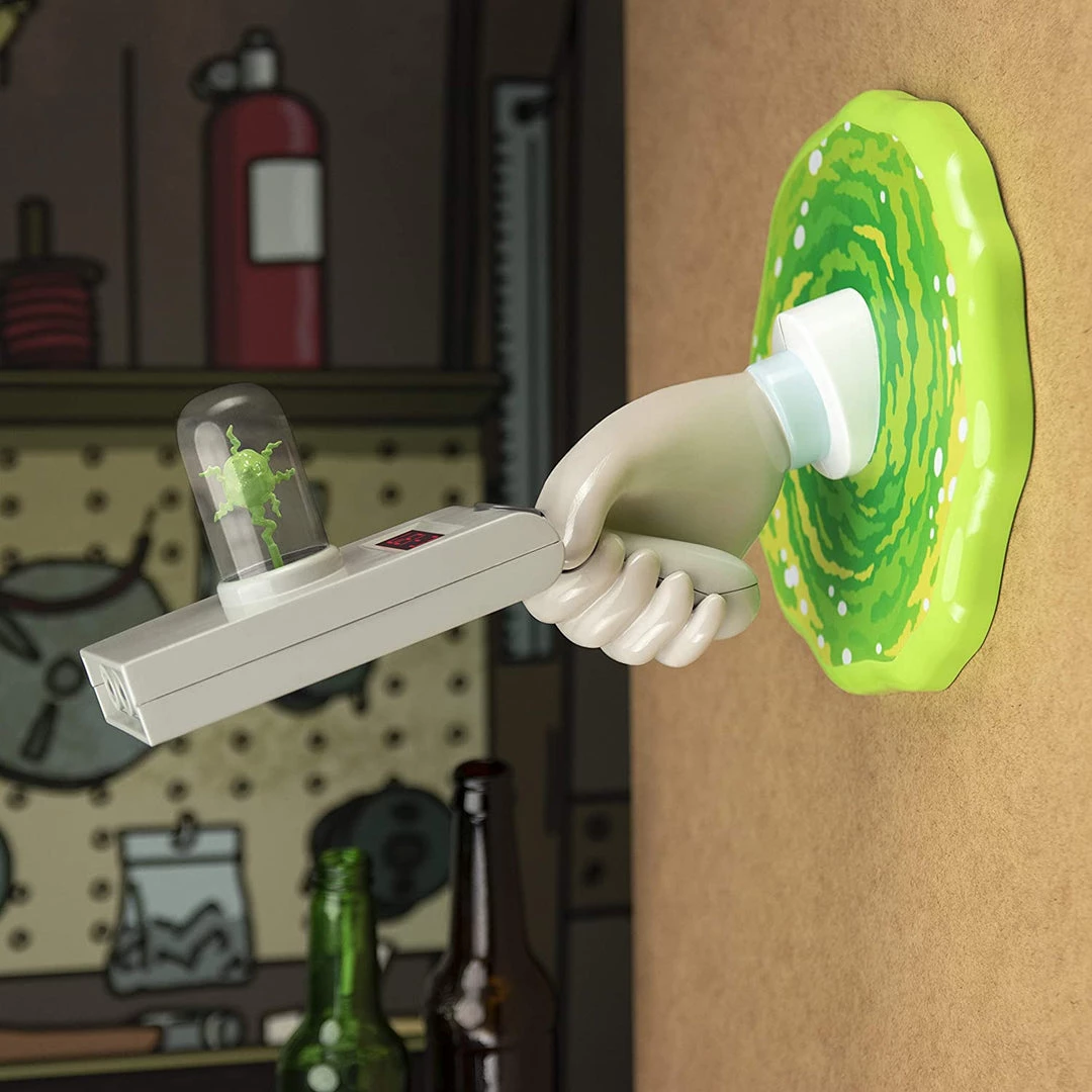 Paladone Rick And Morty Portal Gun Tabletop Or Wall Light 6 Paladone Rick And Morty Portal Gun Tabletop Or Wall Light