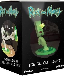 Paladone Rick And Morty Portal Gun Tabletop Or Wall Light