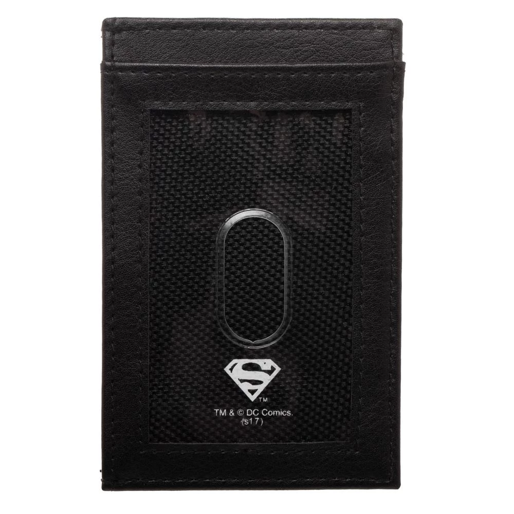 Bioworld DC Comics Superman Domed Metal Badge Carbon Fiber Wallet 3 Bioworld DC Comics Superman Domed Metal Badge Carbon Fiber Wallet