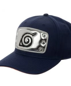 Bioworld Naruto Shippuden: Leaf Village Pre-Curved Bill Snapback Cap Hat Anime