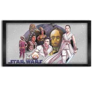 Silver Buffalo Star Wars Rebel Collage 10in X 18in Framed Gel Coat MDF Wall Art 3 Silver Buffalo Star Wars Rebel Collage 10in X 18in Framed Gel Coat MDF Wall Art