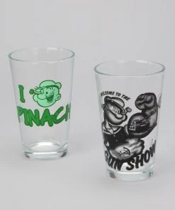 Surreal Entertainment Popeye Pint 2 Pieces Glass Set
