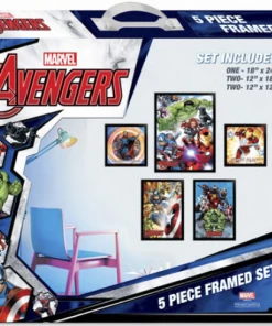 Pyramid America Marvel AVENGERS 5 PIECE FRAMED SET