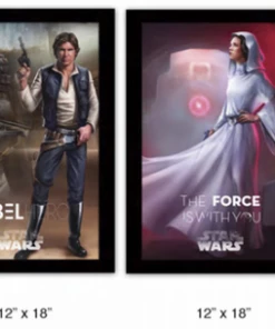 Pyramid America Disney STAR WARS - 5 PIECE FRAMED SET