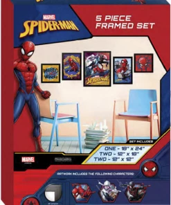 Pyramid America SPIDER-MAN 5 PIECE FRAMED SET Marvel