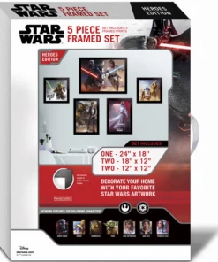 Pyramid America Disney STAR WARS - 5 PIECE FRAMED SET