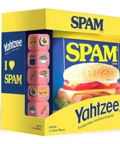 USAopoly Games Yahtzee Spam Can With Custom Dice