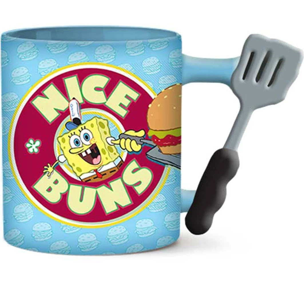 Silver Buffalo Movies Spongebob Squarepants Nice Buns 20 Oz Ceramic Mug With Sculpted Handle 3 Silver Buffalo Movies Spongebob Squarepants Nice Buns 20 Oz Ceramic Mug With Sculpted Handle
