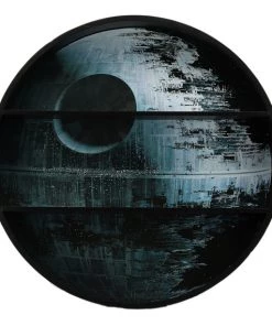 Open Road Brands Disney Star Wars Death Star Wood Shelf