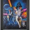 Sign Of The Times Star Wars 11x17-1.25" Crystex Framed Art