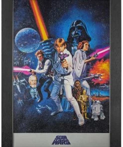 Sign Of The Times Star Wars 11x17-1.25" Crystex Framed Art