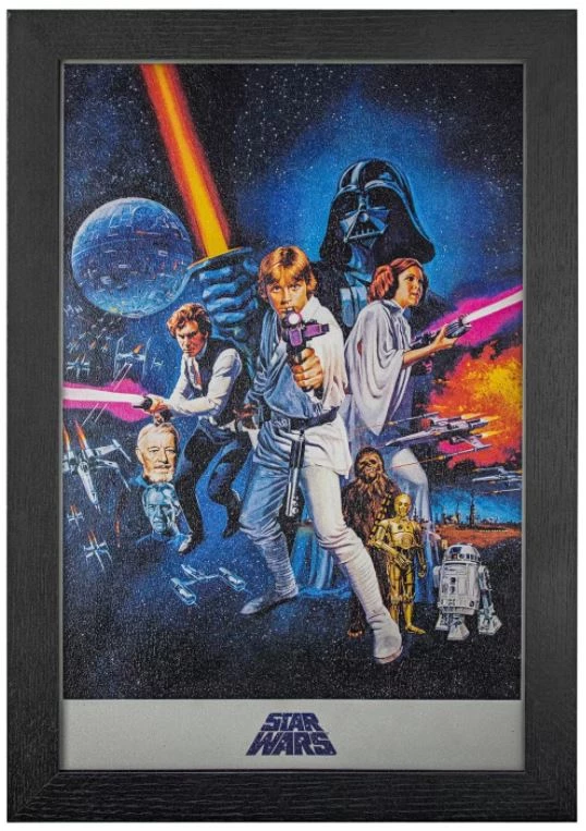 Sign Of The Times Star Wars 11x17-1.25" Crystex Framed Art 3 Sign Of The Times Star Wars 11x17-1.25" Crystex Framed Art