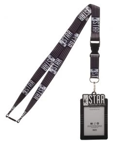 Bioworld Star Labs Breakaway Lanyard With Rubber ID Badge Holder