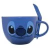 Silver Buffalo Disney's Lilo Stitch's Face With Spoon Ceramic Soup Mug, 24 Oz