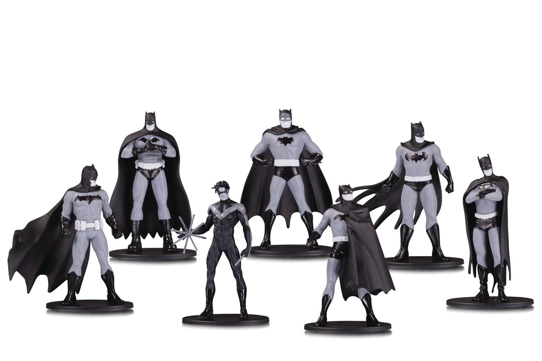 Diamond DC Comics DC Batman Black & White Mini PVC Figure 7-Pack 3 Diamond DC Comics DC Batman Black & White Mini PVC Figure 7-Pack