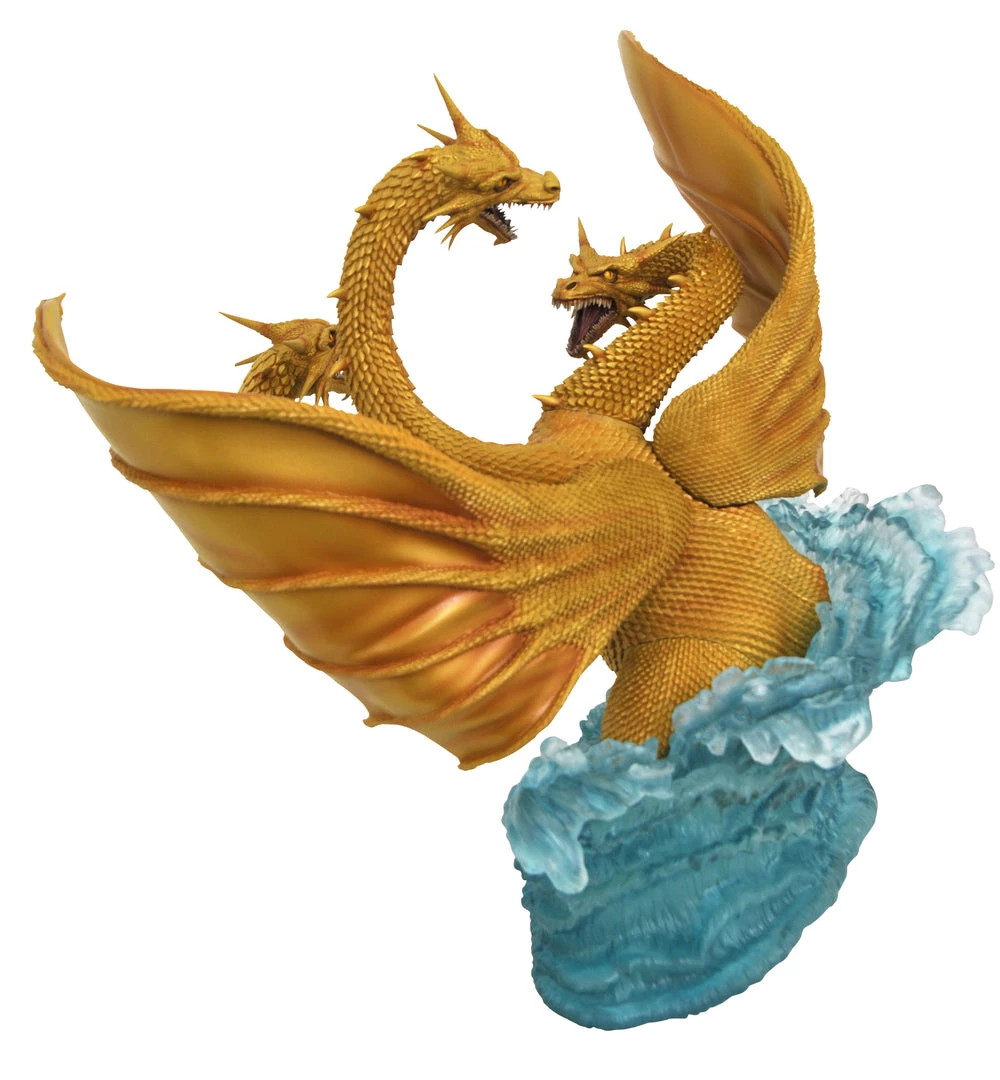 Diamond Godzilla 1991 King Ghidorah Gallery PVC Statue Figure 4 Diamond Godzilla 1991 King Ghidorah Gallery PVC Statue Figure