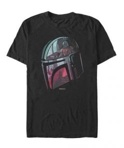FifthSun Star Wars Boba Fett Mandalorian Helmet T-Shirt