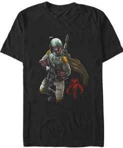 FifthSun Star Wars Men's Mandalorian Warrior Graphic T-Shirt