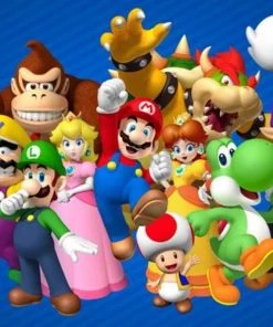 Sign Of The Times Nintendo Super Mario Canvas Poster