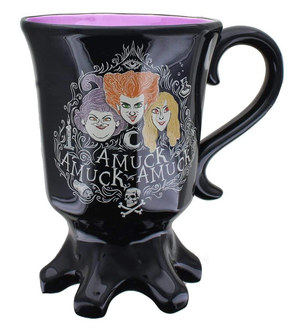 Silver Buffalo Hocus Pocus Amuck Sisters 20oz Gothic Shape Ceramic Mug Houseware 3 Silver Buffalo Hocus Pocus Amuck Sisters 20oz Gothic Shape Ceramic Mug Houseware