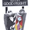 Silver Buffalo Nightmare Before Christmas Good Fright 2-Piece Hanging Sign The Nightmare Before Christmas