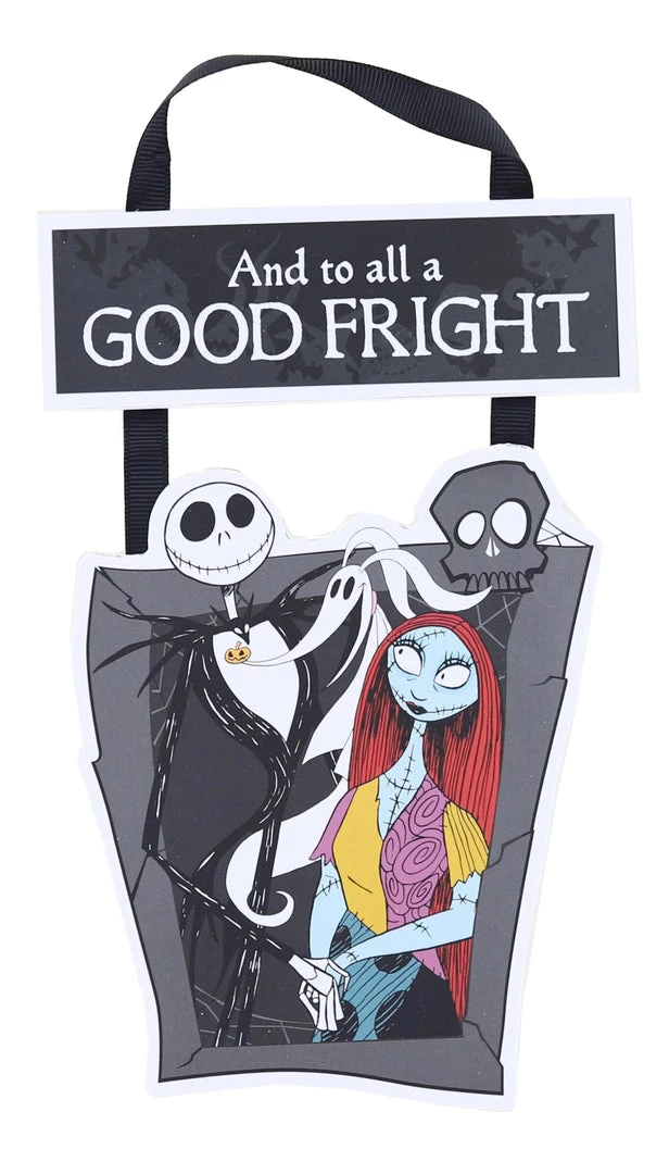 Silver Buffalo Nightmare Before Christmas Good Fright 2-Piece Hanging Sign The Nightmare Before Christmas 3 Silver Buffalo Nightmare Before Christmas Good Fright 2-Piece Hanging Sign The Nightmare Before Christmas