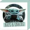 Silver Buffalo Movies Star Wars The Mandalorian Baby Yoda Naps And Snacks 6in X 6in X 1.5 In Box Wall Sign 1 Silver Buffalo Movies Star Wars The Mandalorian Baby Yoda Naps And Snacks 6in X 6in X 1.5 In Box Wall Sign