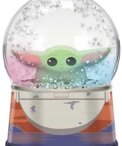 Silver Buffalo Star Wars: The Mandalorian The Child Pod 6-Inch Light-Up Snow Globe