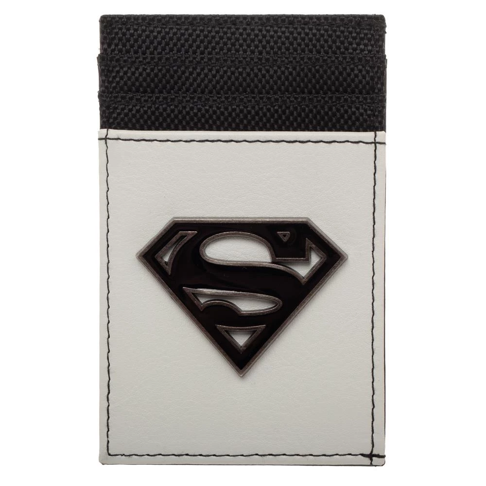 Bioworld DC Comics Superman Domed Metal Badge Carbon Fiber Wallet 5 Bioworld DC Comics Superman Domed Metal Badge Carbon Fiber Wallet