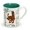 Enesco Movies Scooby Doo Ceramics Model Sheet Coffee Mug, 16 Ounce