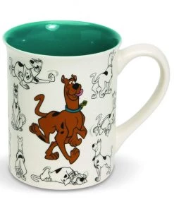 Enesco Movies Scooby Doo Ceramics Model Sheet Coffee Mug, 16 Ounce