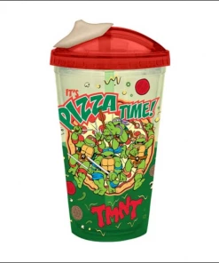 JUST FUNKY Teenage Mutant Ninja Turtles TMNT Pizza Time With Ooze Travel Cup