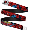 Buckle-Down Marvel Spider Man Full Color Seatbelt Buckle Belt