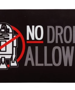 Open Road Brands Star Wars No Droids Allowed Door Mat