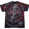 Liquid Blue Music AC/DC Songs Classic T-Shirt