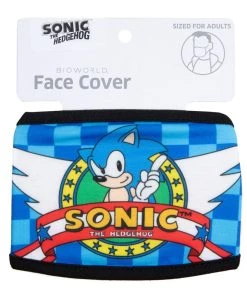 Bioworld Sonic The Hedgehog Adjustable Reusable Face Cover 7 Bioworld Sonic The Hedgehog Adjustable Reusable Face Cover