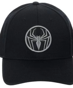 Bioworld Spiderman Embroidered Symbol Flex Fit Hat