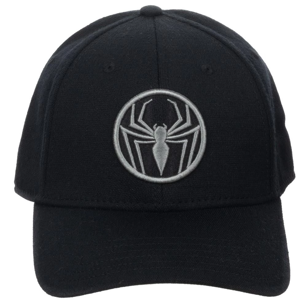 Bioworld Spiderman Embroidered Symbol Flex Fit Hat 3 Bioworld Spiderman Embroidered Symbol Flex Fit Hat