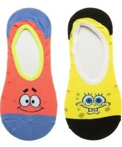 Bioworld SpongeBob SquarePants: SpongeBob And Patrick Liner Ankle Socks